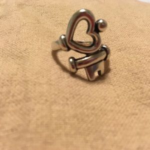 James Avery key to my heart ring